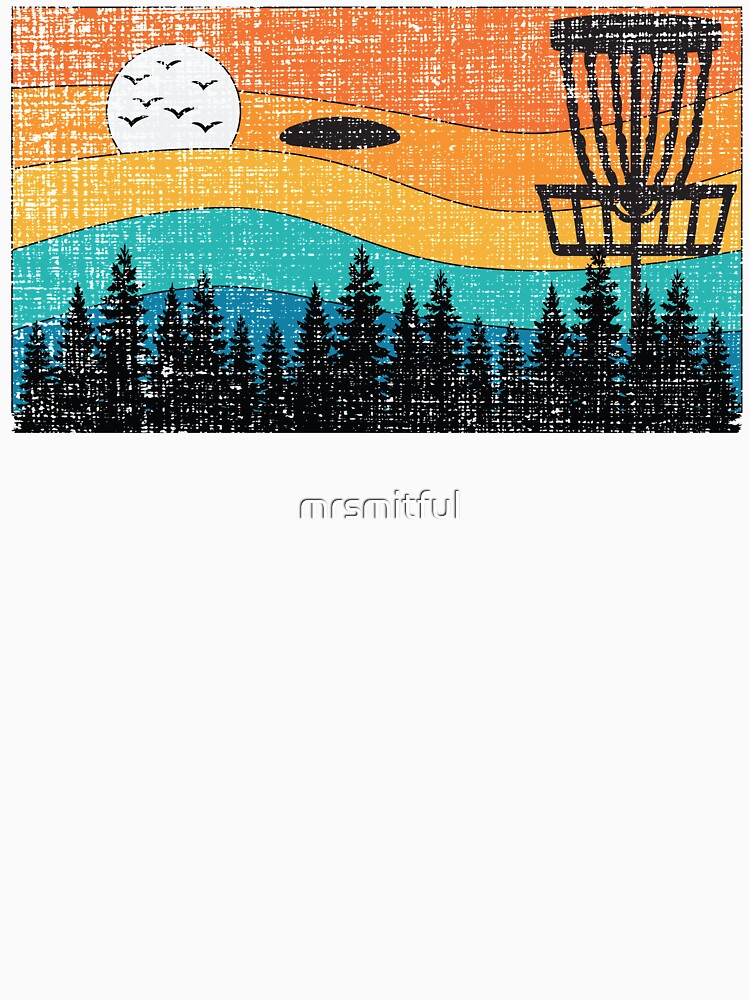 Vintage Retro Frisbee Disc Golf Frolf Stupid Tree Forest by mrsmitful