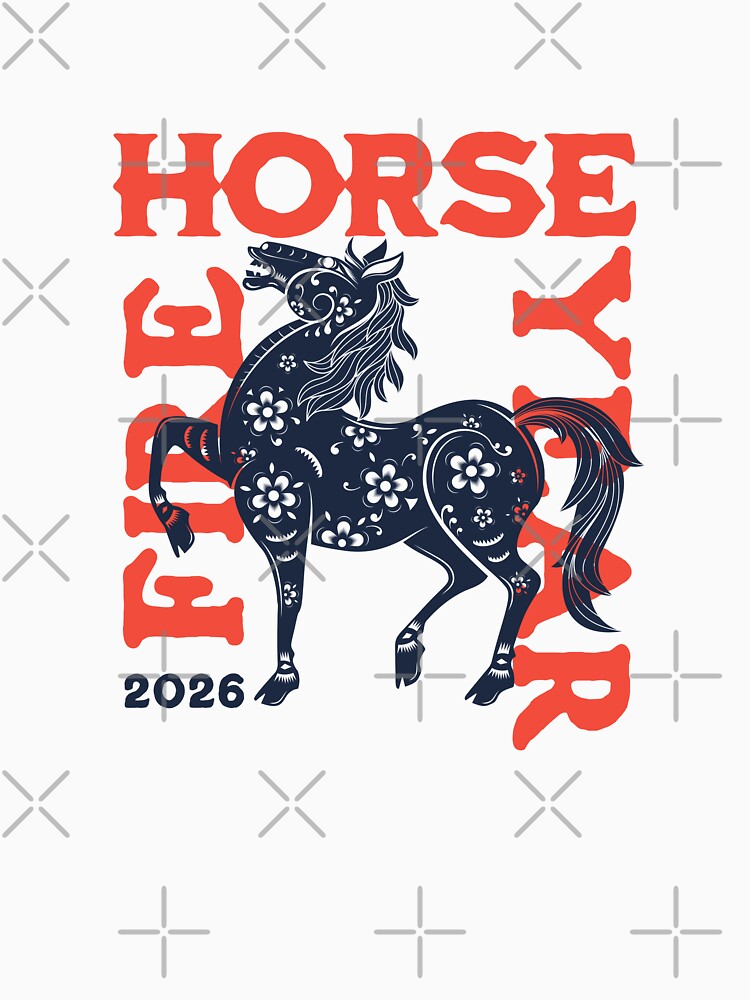 Year of the Horse 2026 | Chinese Zodiac Horse | Lunar New Year Gift | Chinese New Year Gift for Her | Chinese astrology by MakitoDesign