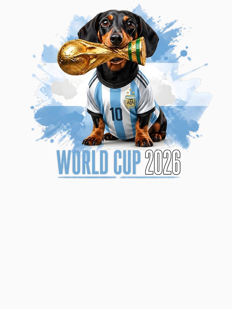 Dachshund Argentina World Cup 2026 by Jack n' Sally's