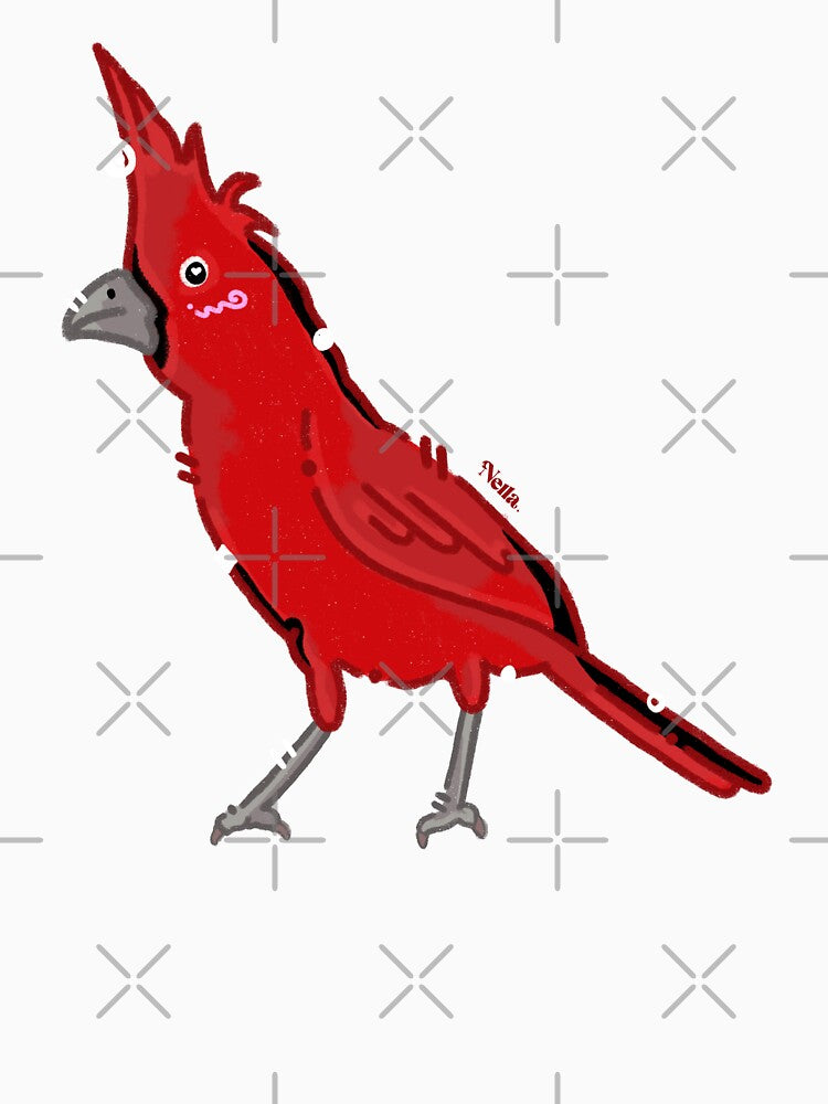 Coriano Cardinal Bird Venezuela (Endangered species) by NellaDezain