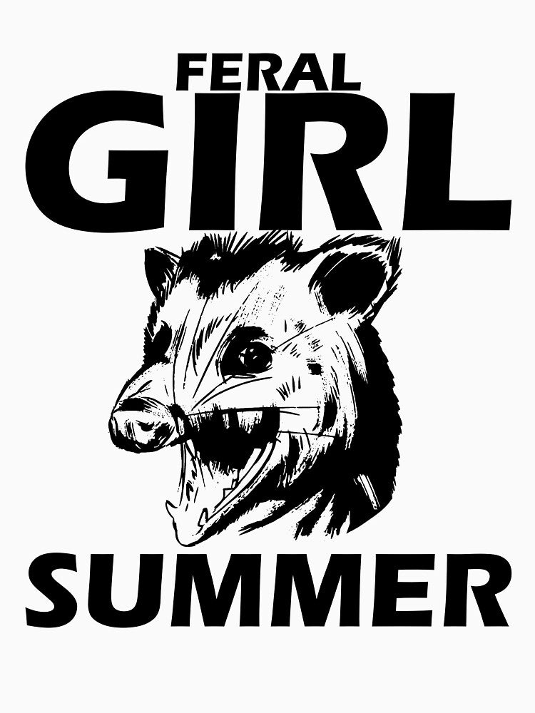 Feral Girl Summer Possum Women's Feral Girl Summer Gear by DynamicDesign