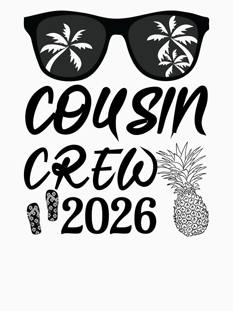 Cousin Crew 2026 Shirt – Matching Cousins Family Vacation & Reunion Tee by PixelWaveBD