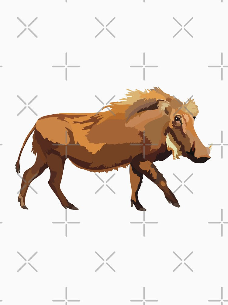 W is for Warthog,Warthog Collection | Wildlife Art & African Animal Designs by PrettylittlepastelUk