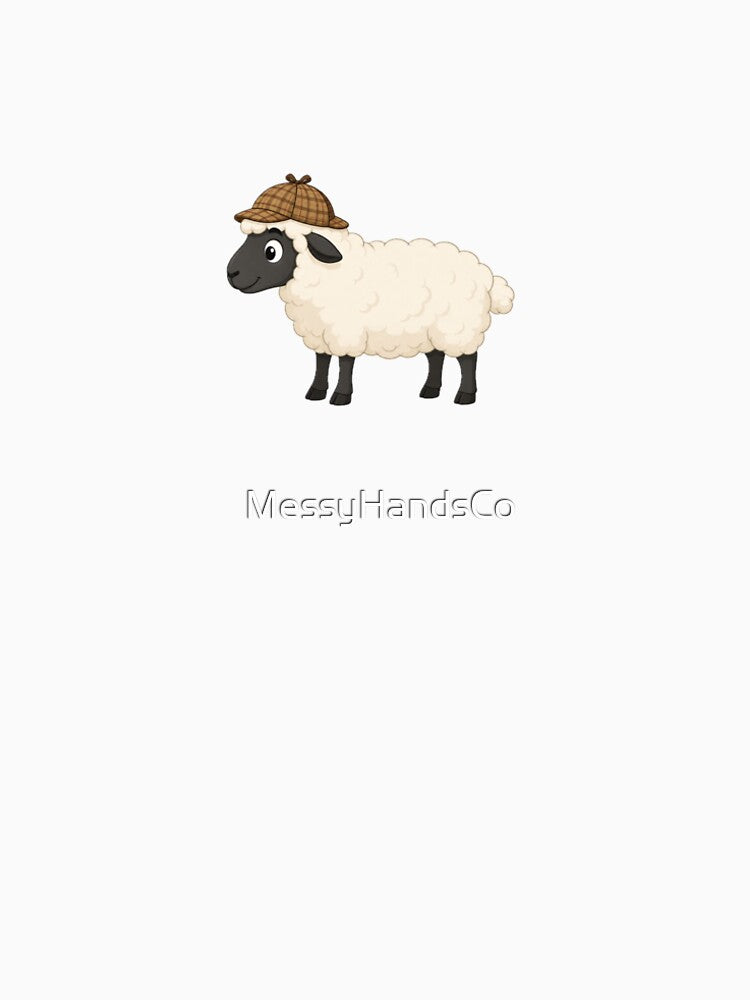 Detective Sheep by MessyHandsCo