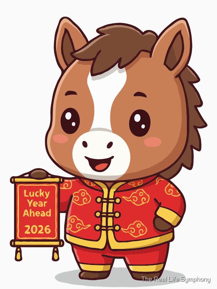 Cute Year of the Horse Cartoon | Cute Lunar Zodiac Horse 2026 by The Real Life Symphony