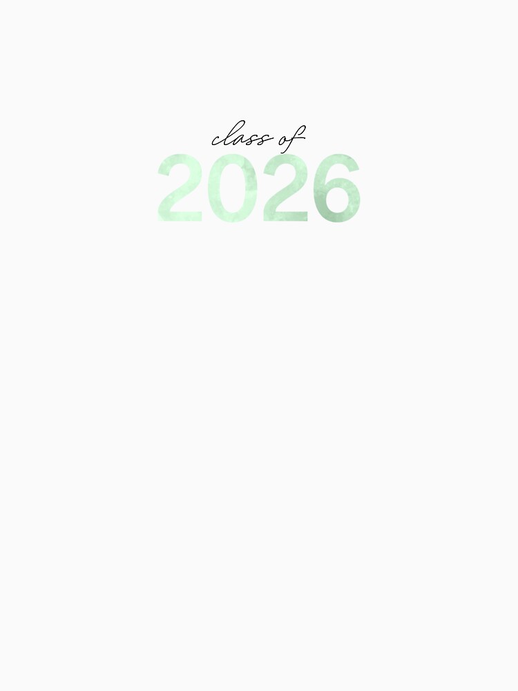 Green watercolor class of 2026 sticker by laurenlabadini