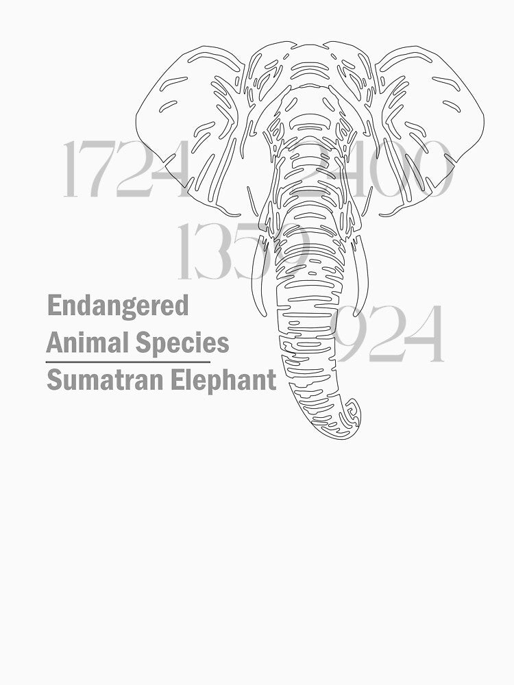Sumatran elephant by EithyTwoAM