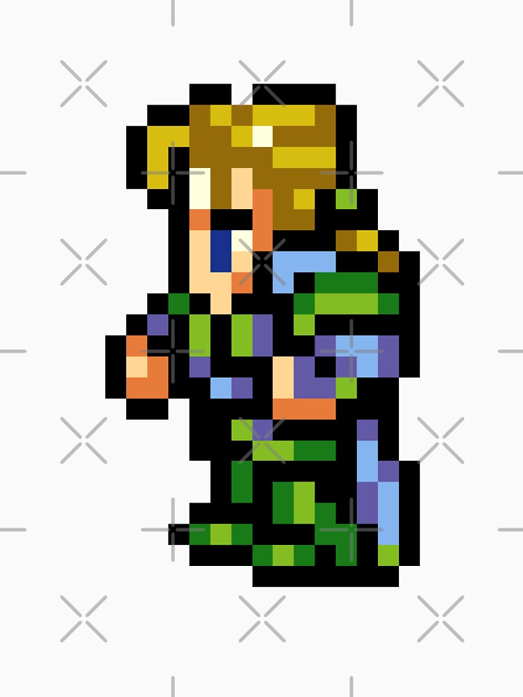 Final Fantasy VI - Edgar Sprite by SpriteZone