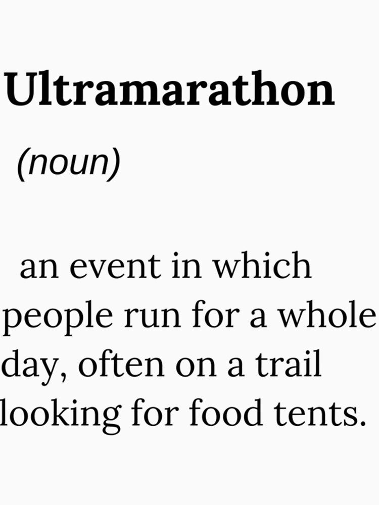 ULTRAMARATHON DICTIONAR| Perfect Gift by sherricam