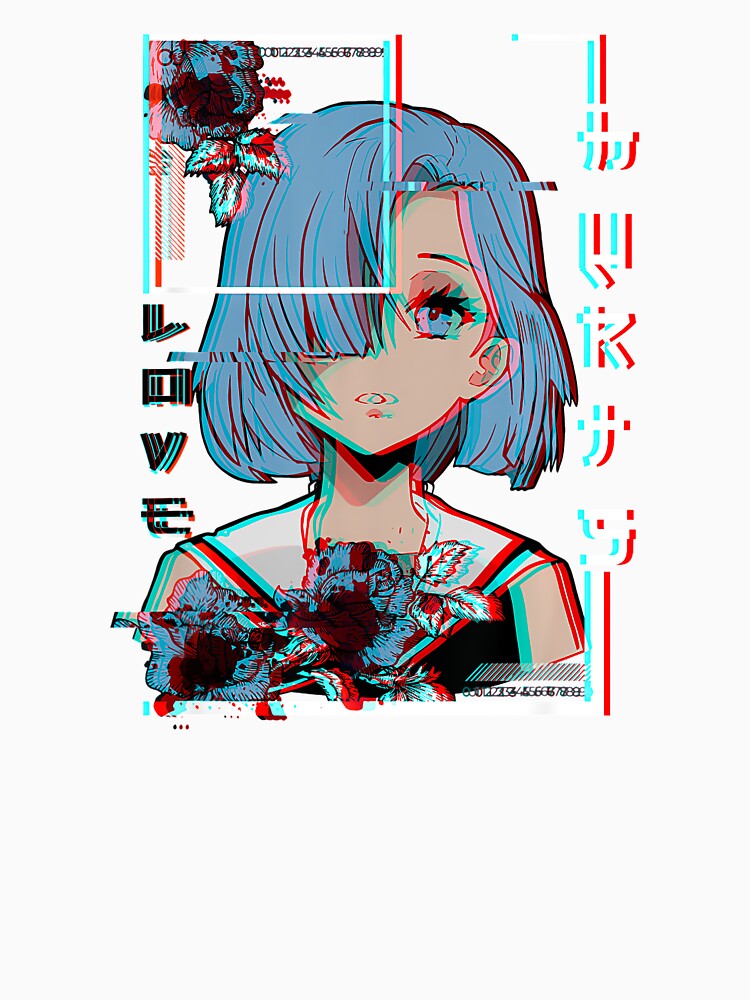 Japanese Aesthetic Vaporwave E-Girls Love Glitch Hurts 90er by Hitagivapor
