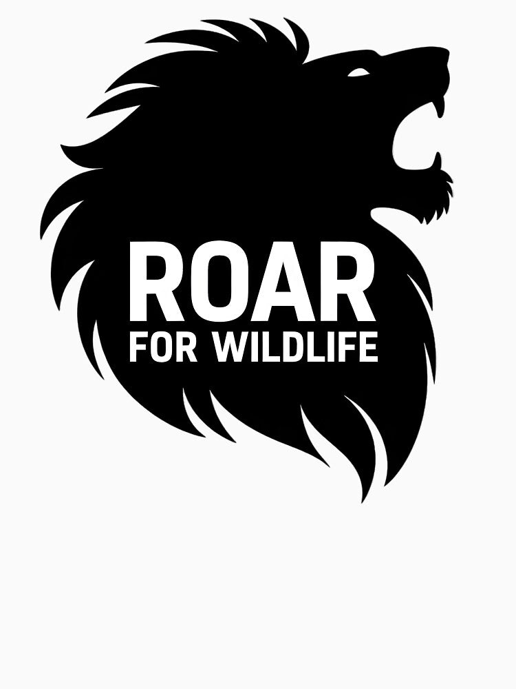 Roar for Wildlife Lion Art by Printiko