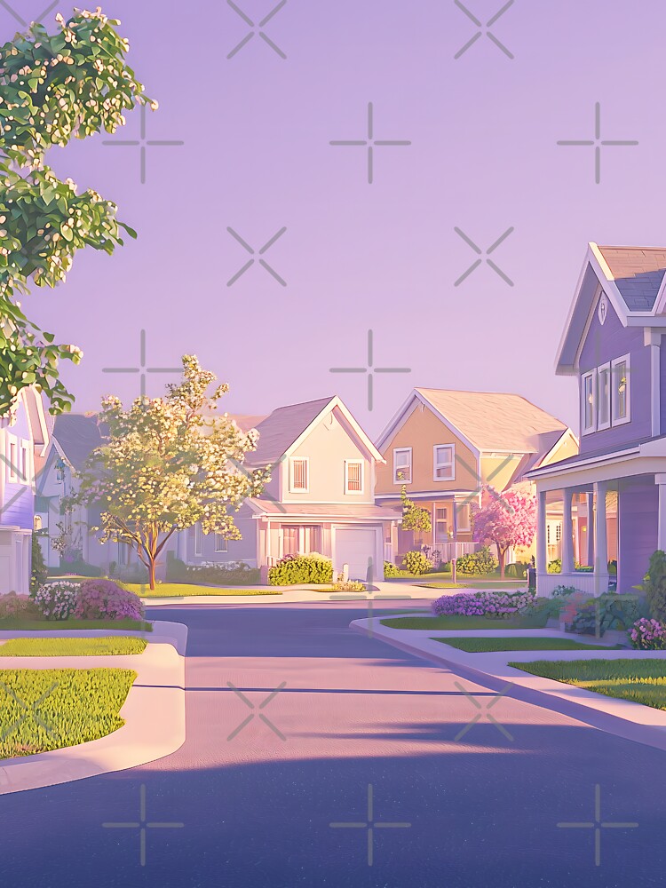 Lavender Streets by Viktor Surzhko