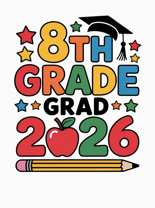 8th Grade Grad 2026 Eighth Grade Graduation by grounabslaninal