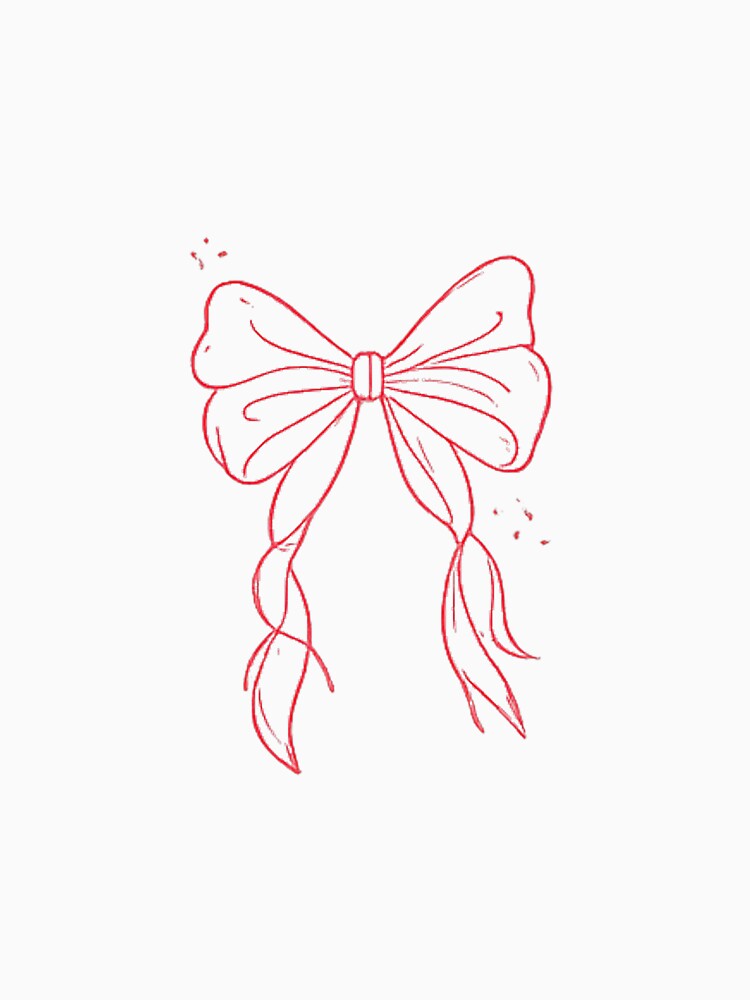 Cute Pink Bow – Minimalist Coquette Aesthetic Design by Aura.Creative