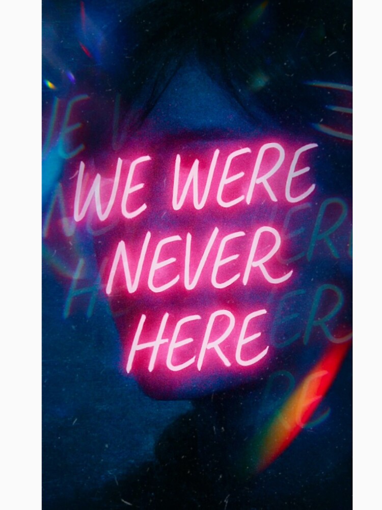 We Were Never Here – Neon Noir Surreal Portrait with Dreamlike Glitch and Vaporwave Aesthetic by seamless