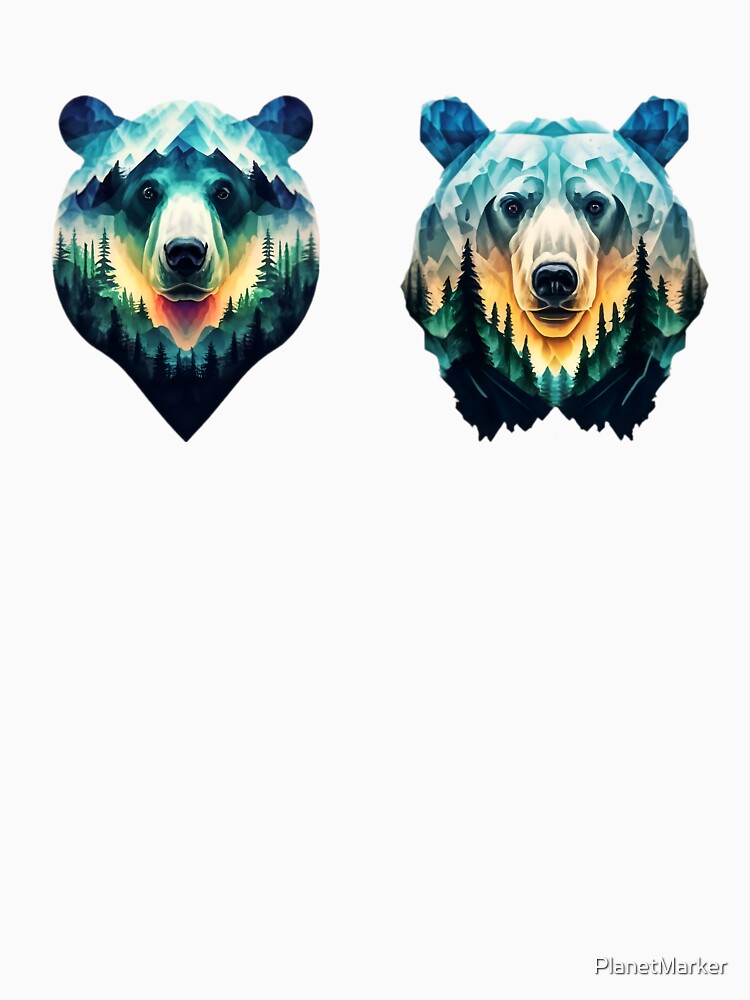 Wild Bear Head Bundle by PlanetMarker