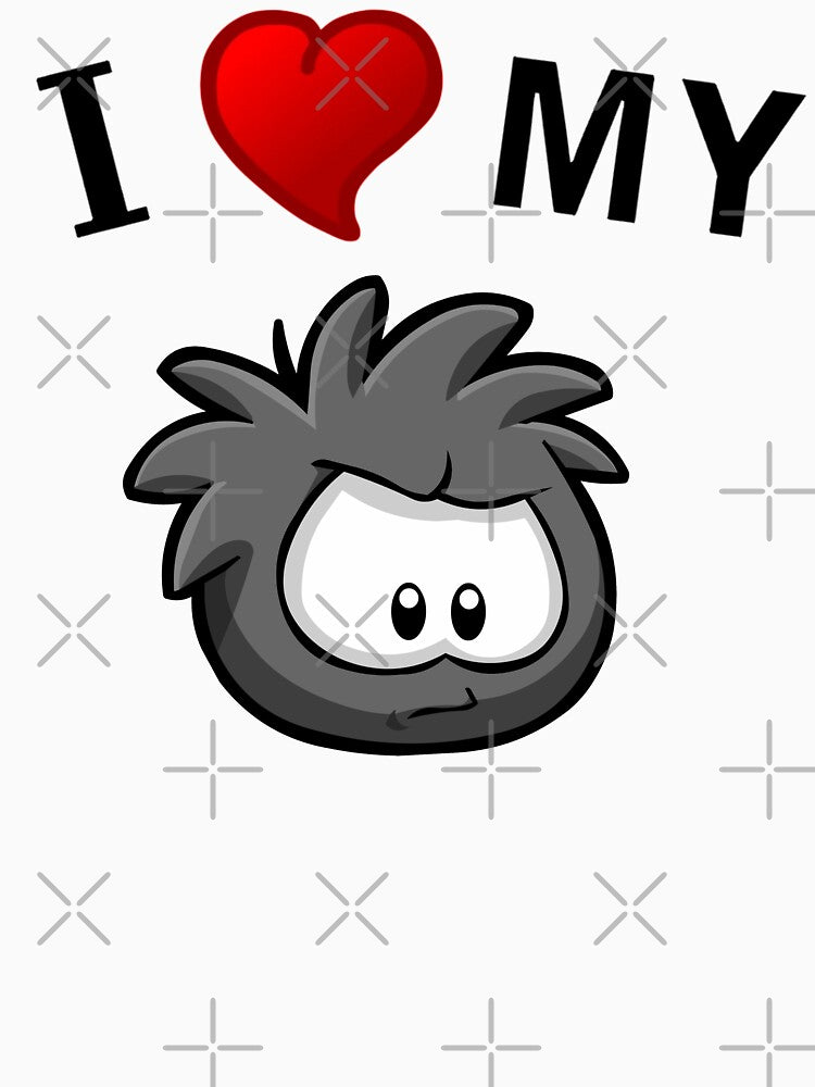 I love my Black Puffle by CandyAcid