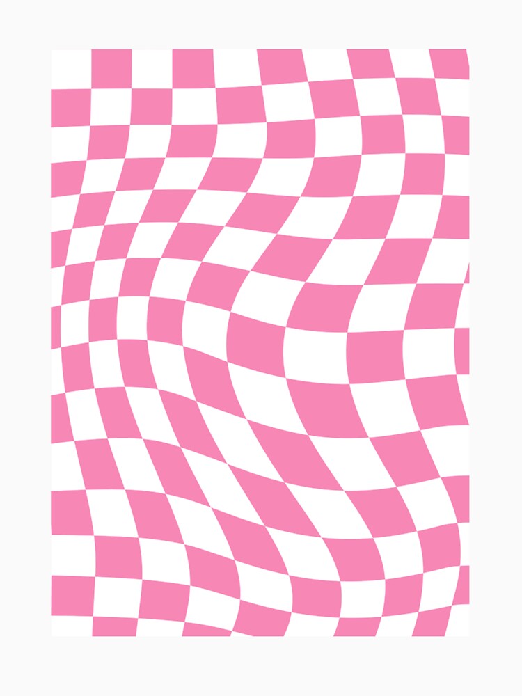 Abstract Hot Pink Checkerboard by 4seasondesign