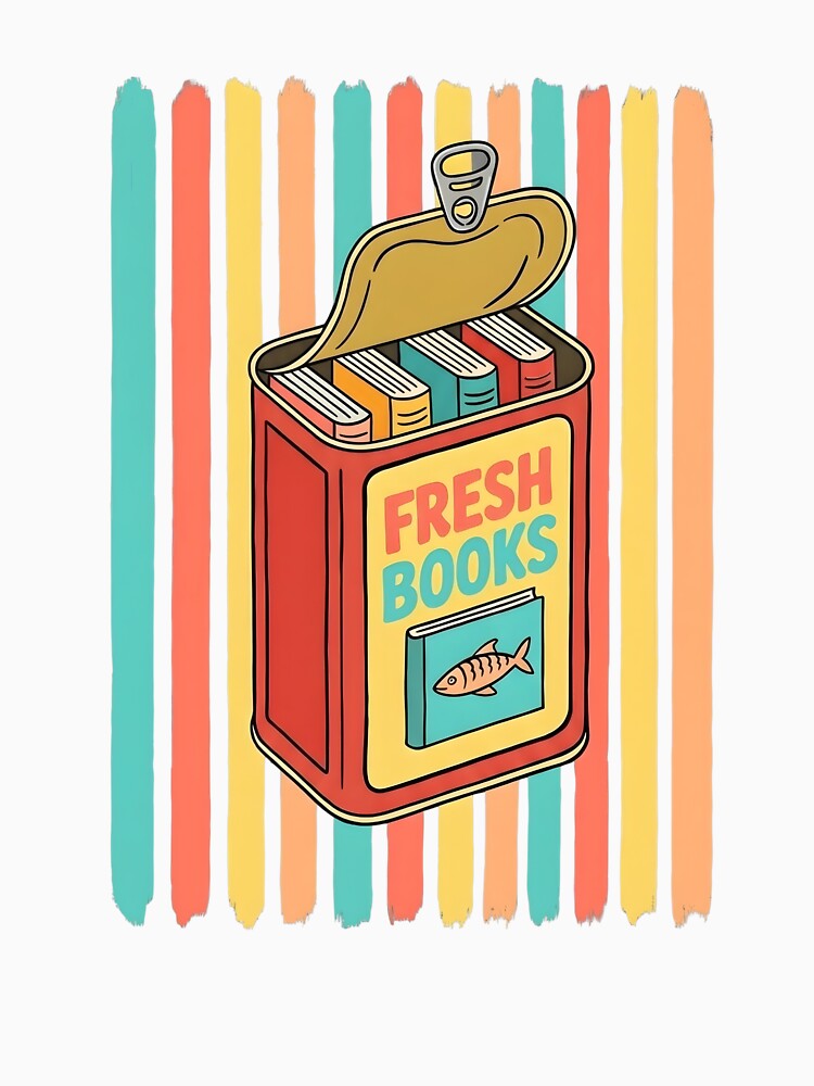 Fresh Books Sardine Bookish Summer Reader Aesthetic by VGAfanatic