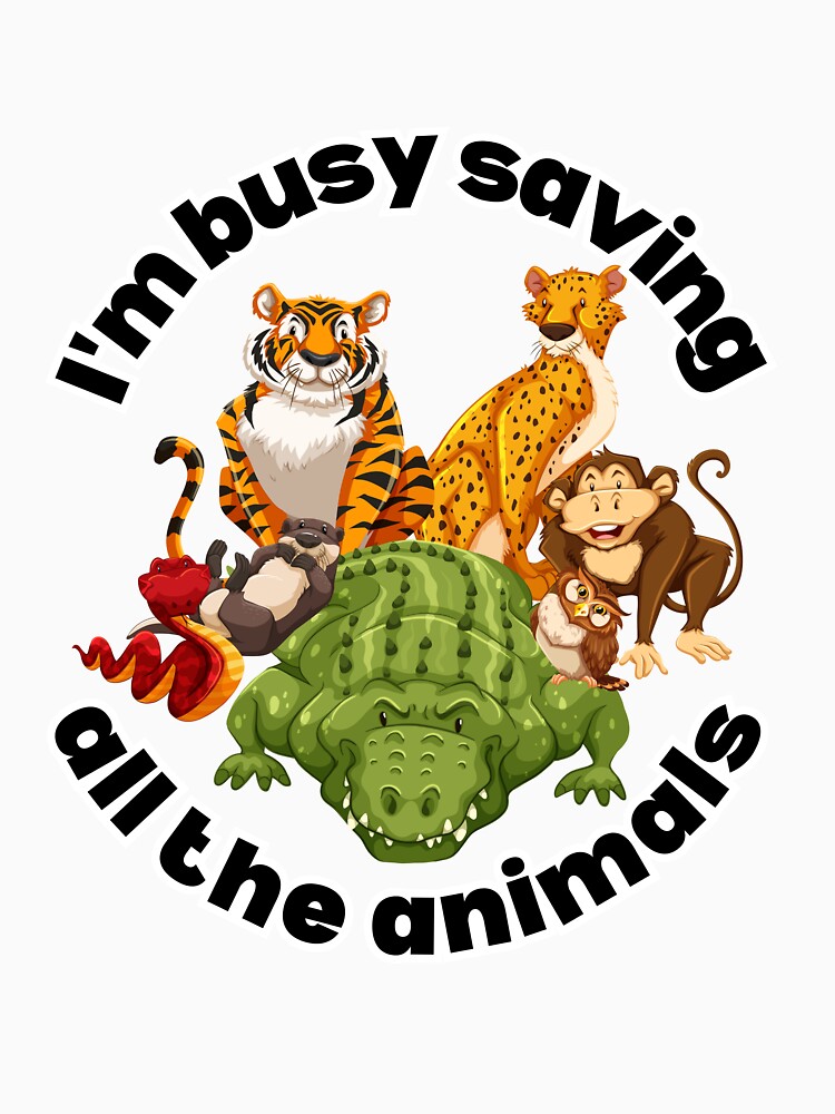 I'm busy saving all the animals by Adilessayeh