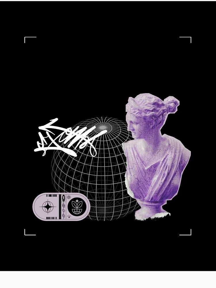 Digital Relic – Post-Internet Chaos Poster by Levision