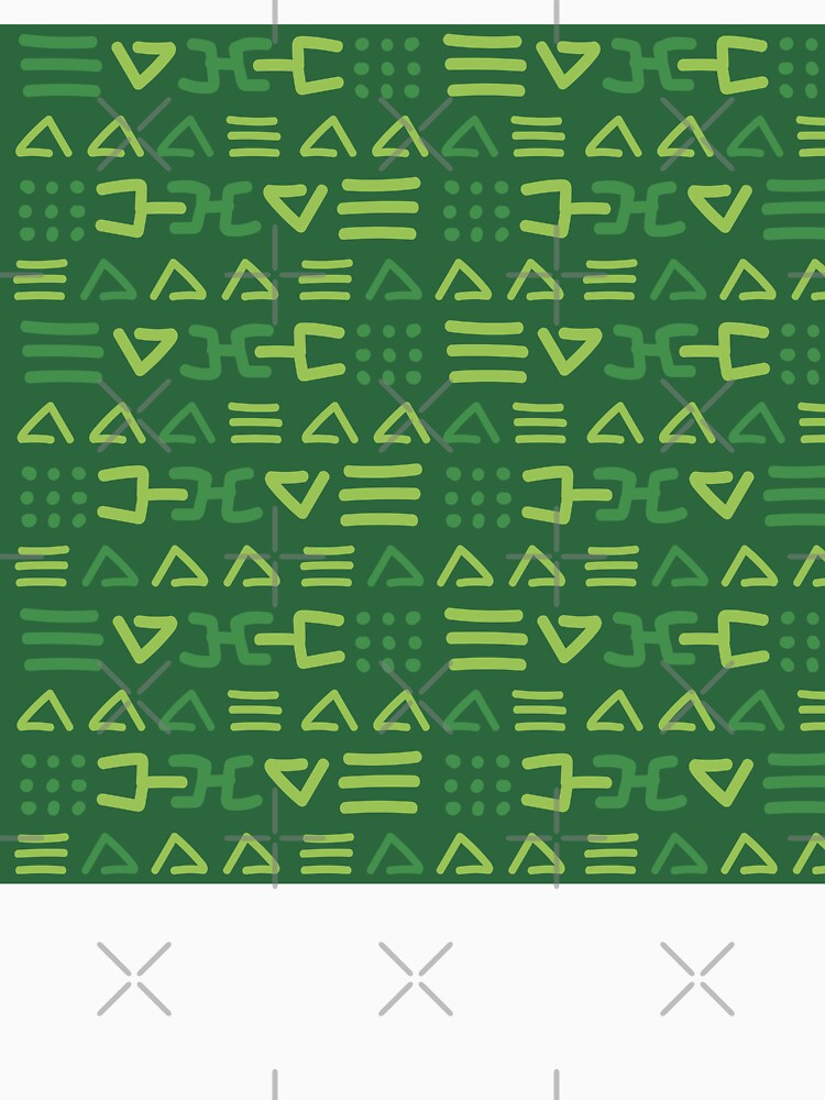 Authentic Bogolan Pattern - Tribal Art of Mali by Wolagno