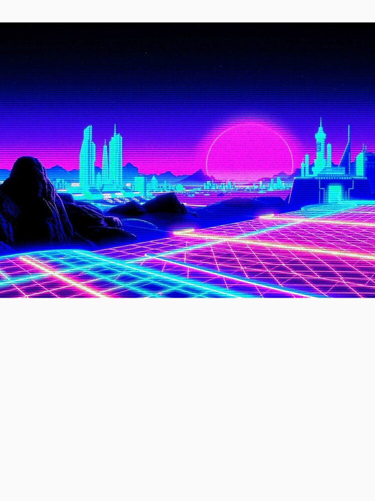 Sunset In Neon City by AlienButterfly