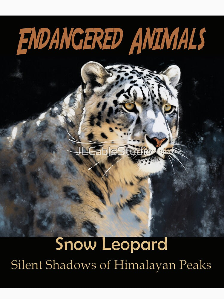 Snow Leopard: Silent Shadows of Himalayan Peaks by JLCableStudio