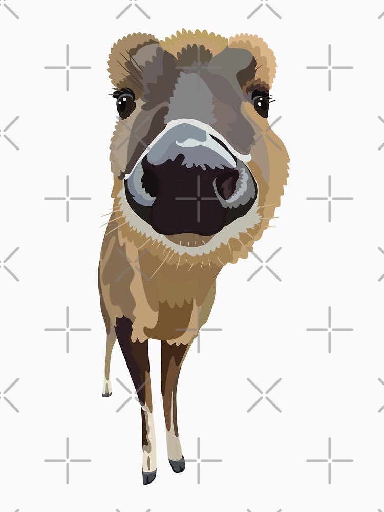 M is for Muntjac Deer by PrettylittlepastelUk
