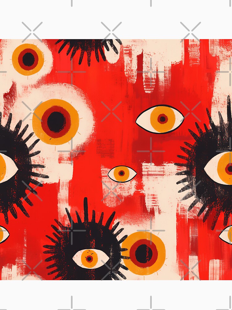 Creepy All Seeing Eye Pattern by bubblegoth