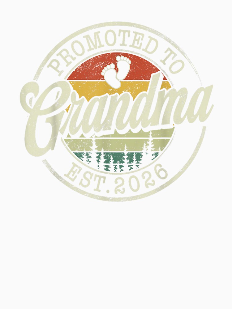 Promoted To Grandma Est 2026 Pregnancy Announcement by Boutkimaewab