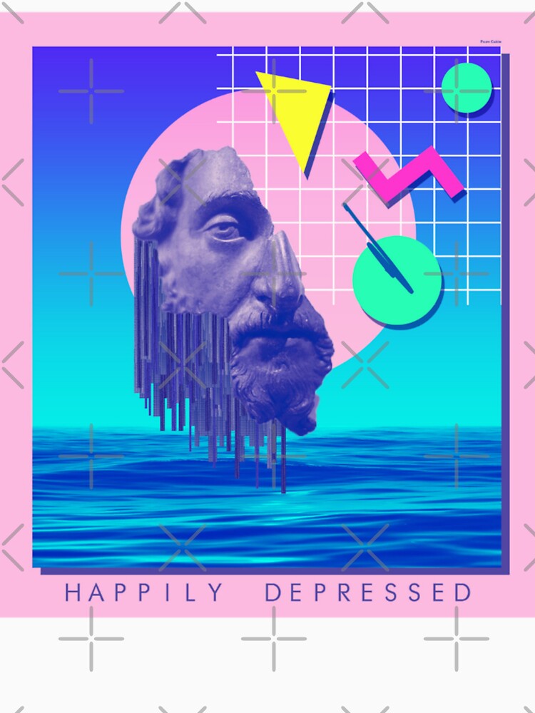 Vaporwave "Happily Depressed" by zerocult