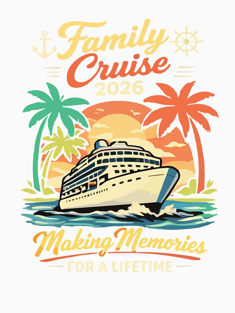 Family Cruise 2026 Matching Vacation Making Memories Design by kiralynstration