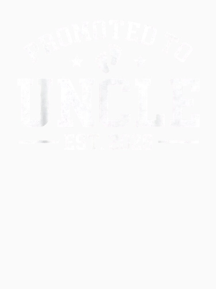 Promoted to Uncle est. 2026 Baby Announcement for Uncle by Goleon12