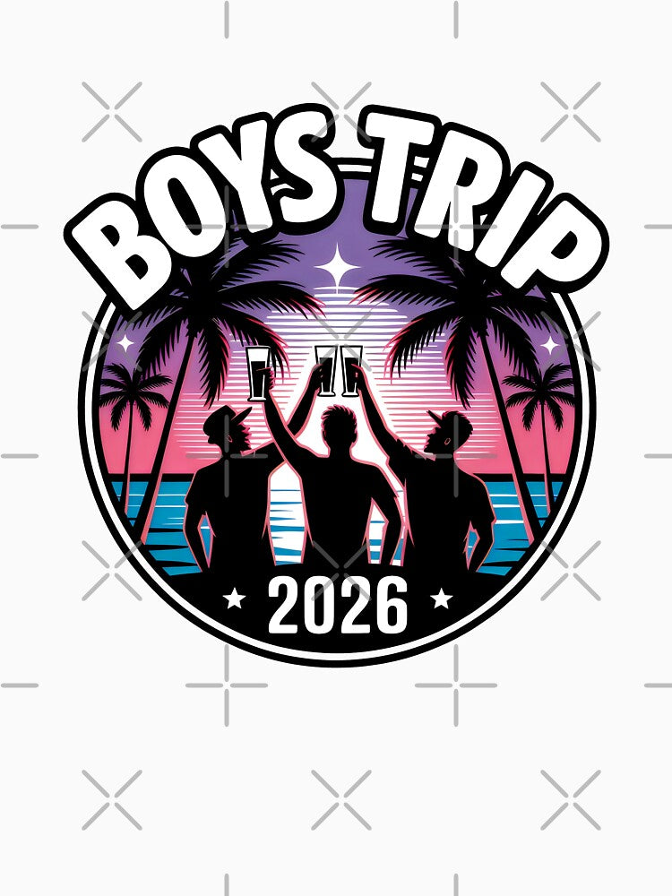 Summer Vacation Boys Trip 2026 Travel Adventure by SplashTastic