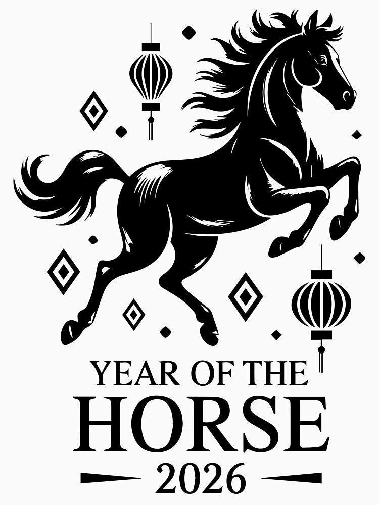 Year Of The Horse 2026 - Chinese New Year by pixldraw