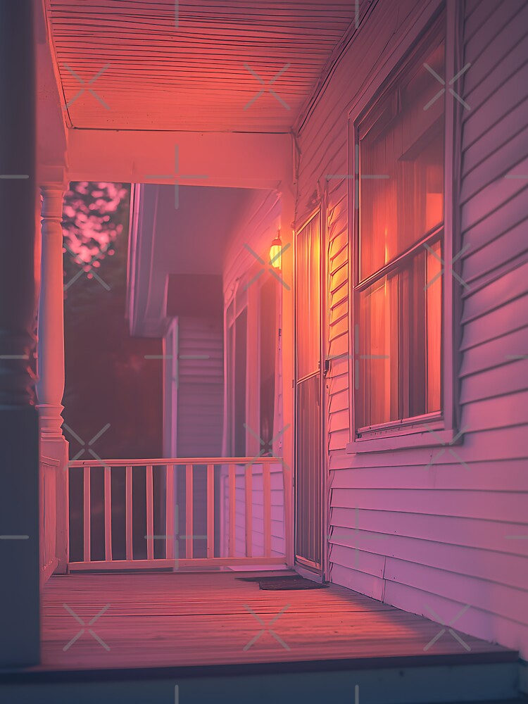 Amber Twilight Porch by Viktor Surzhko