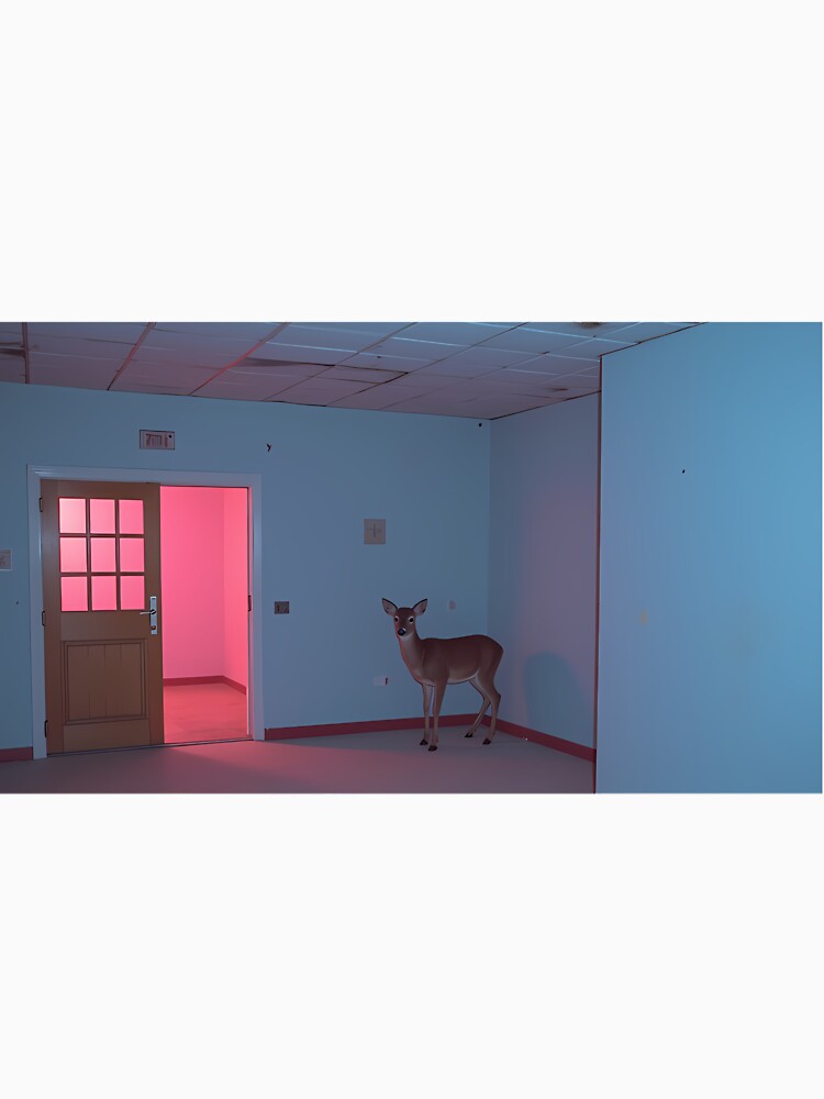 Liminal Space Doe In Hallway by rqyghklqds35
