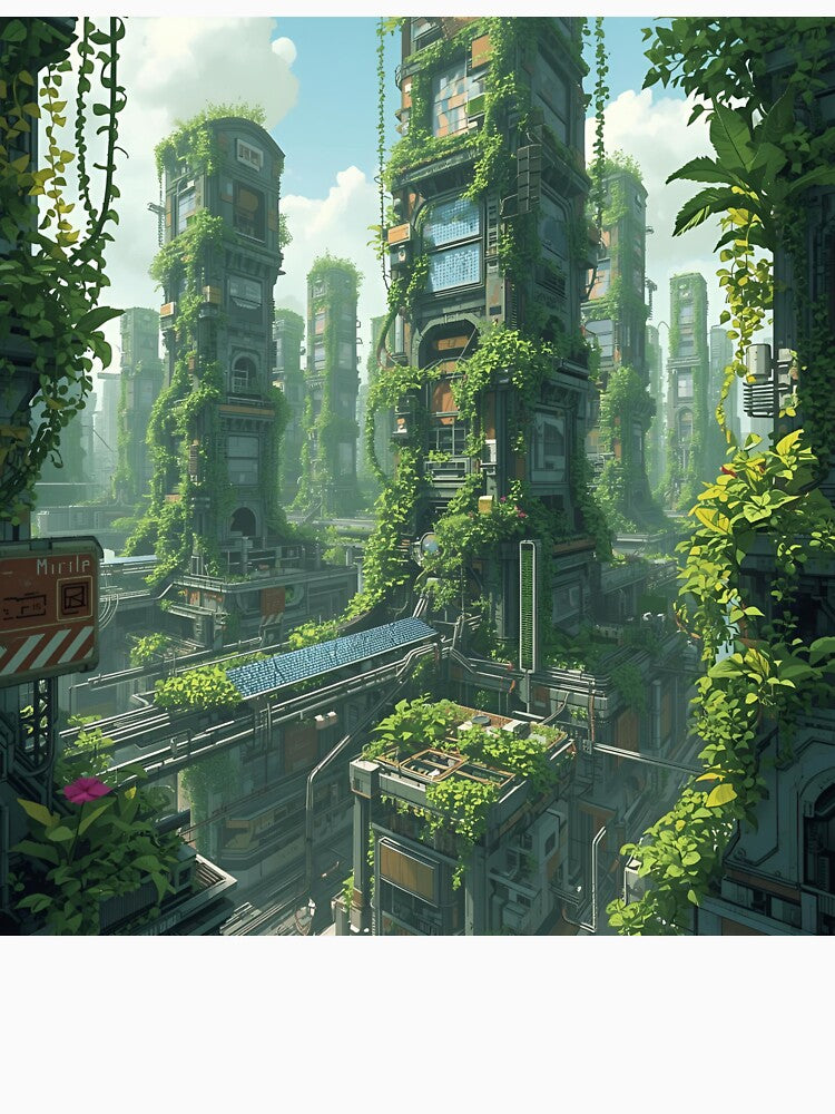 Solar Punk Dreams – Bright Green Future by MysticOMG
