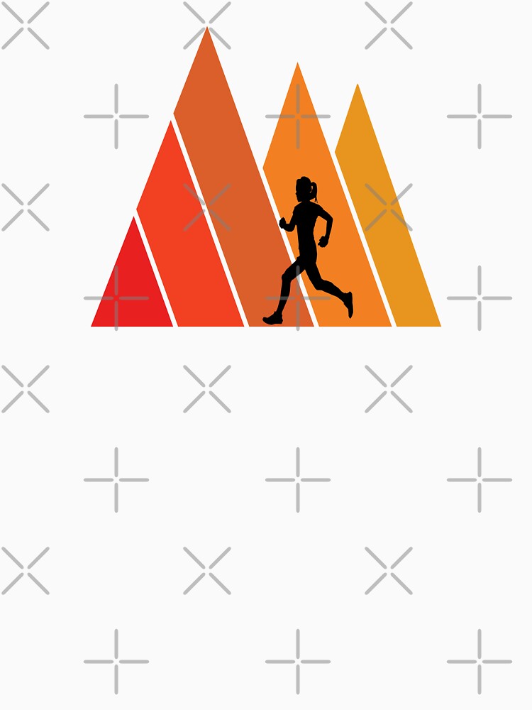 Mountain Running - Woman Runner by HeatherPore