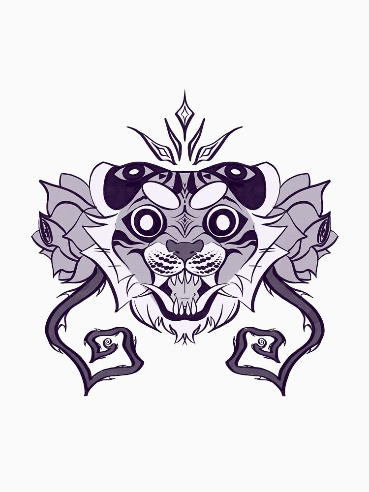Angry Greyscale tiger by Emmwimm