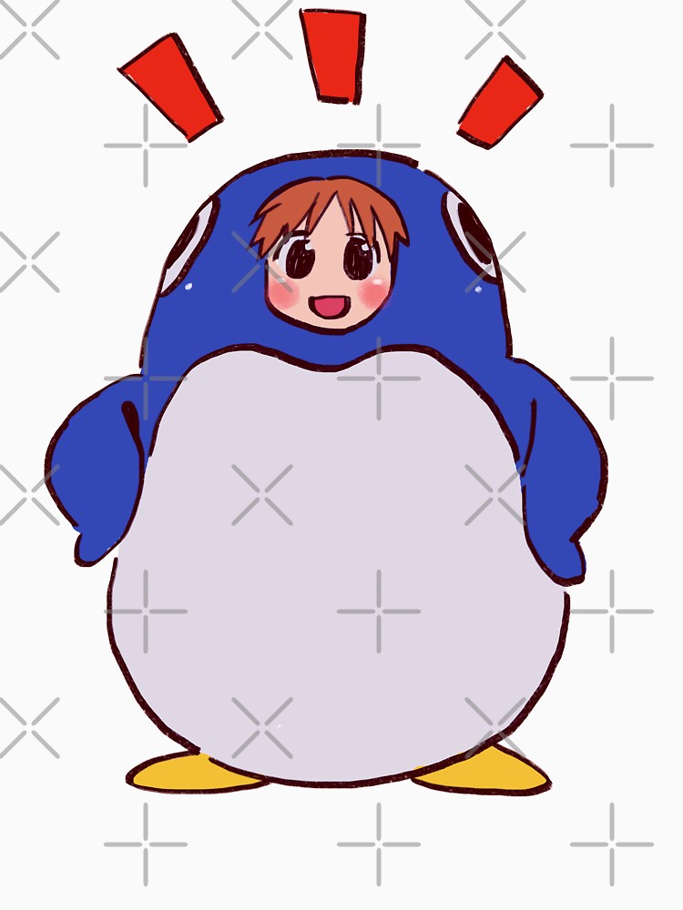 I draw chiyo chan in penguin suit mascot / anime azumanga daioh by RansRoom