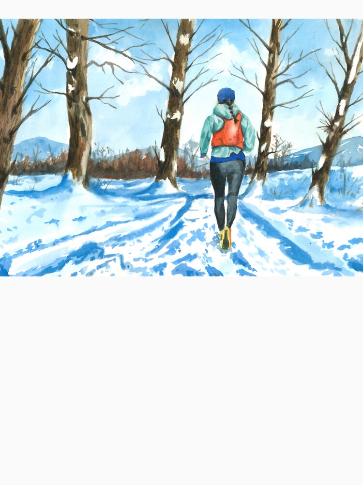 Watercolour ultra runner by kasiawajda