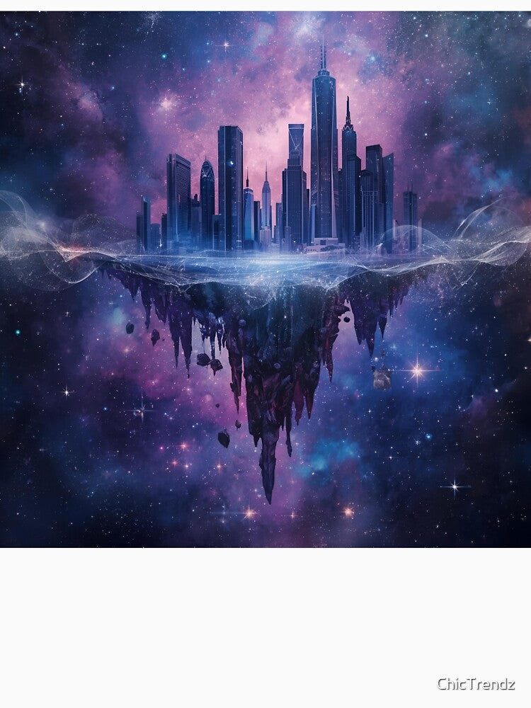 Surreal Night Over Melting Towers by ChicTrendz
