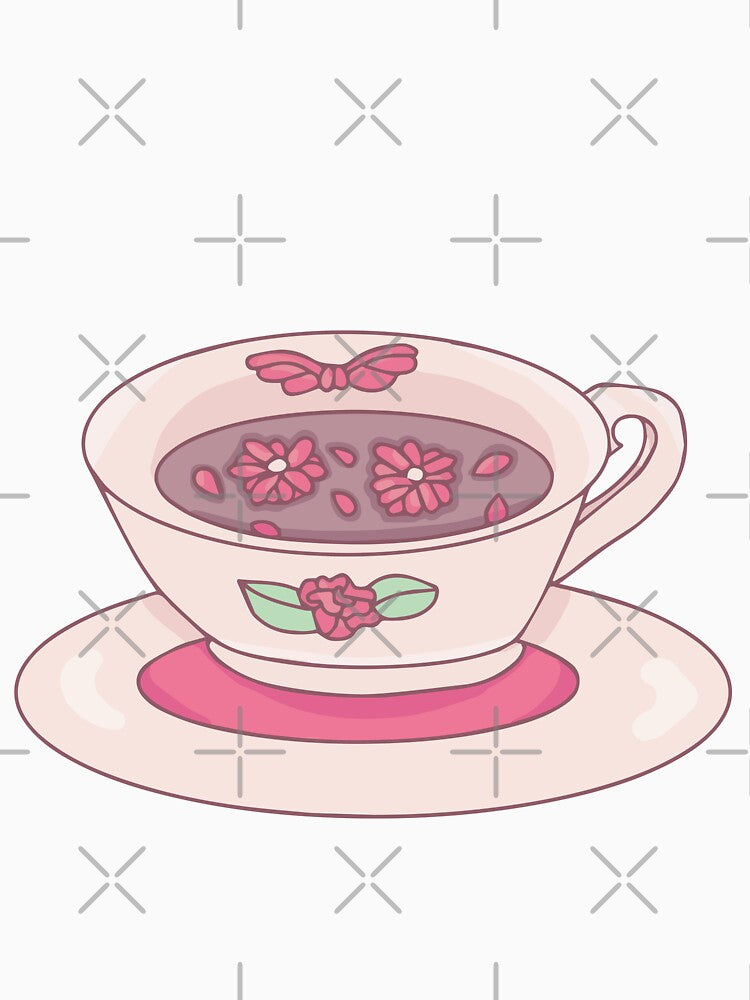 Pink Herbal Tea by LenaAmsonia