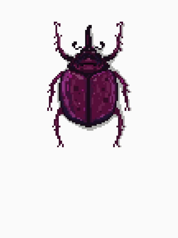 Pixel art beetle nº 53 by Kanistamps