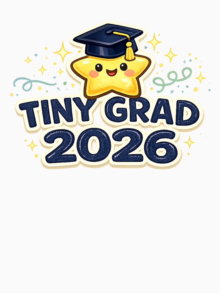 Tiny Grad 2026 Cute Star Graduation by PunchDrop