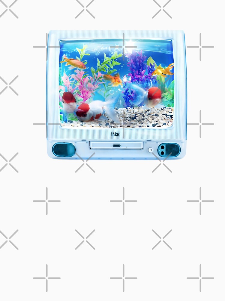 Retro computer Fish Tank Vaporwave Aesthetic by NostalgiaOS