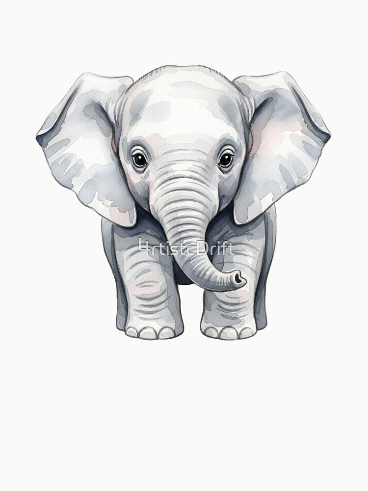 Cute Baby Elephant by 4rtistcDrift