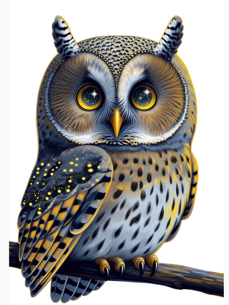 Starry-Eyed Owl Glow by CoquetteLunaCo
